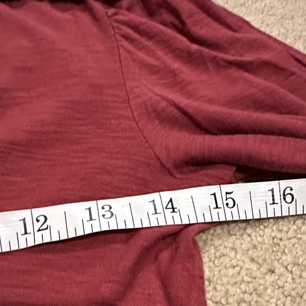 Nation LTD Ruffled Maroon Blouse​​ - Picture 6 of 7